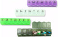4 Pack Weekly Pill Organizer, 7 Days Pill Case Travel Daily Pill Box Portable by Unknown
