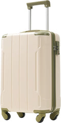 Merax 20 Inch Carry On Luggage Airline Approved, Hardshell ABS Suitcase by Merax