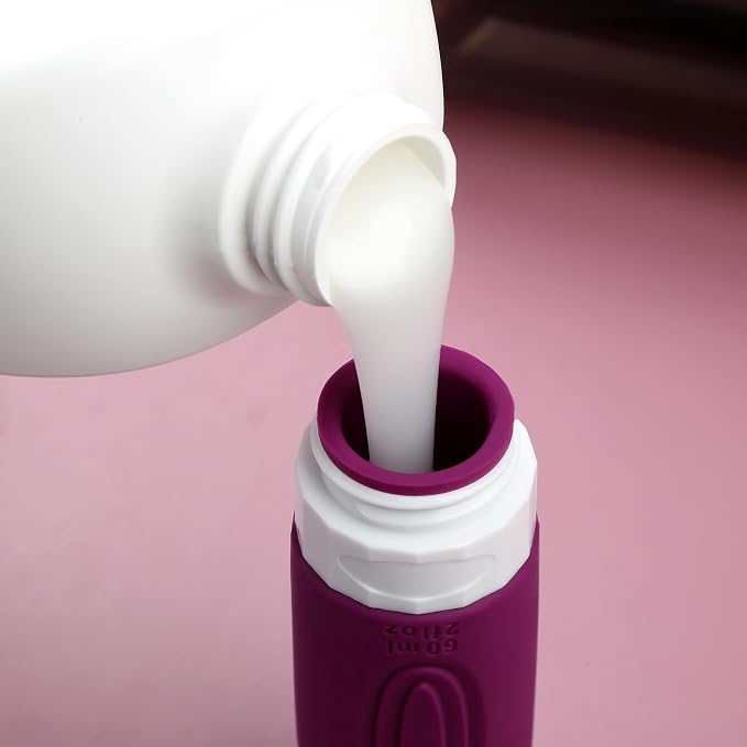 Travel Bottles for Toiletries, Tsa Approved 2oz Travel size Bottles, BPA Free - Image 3