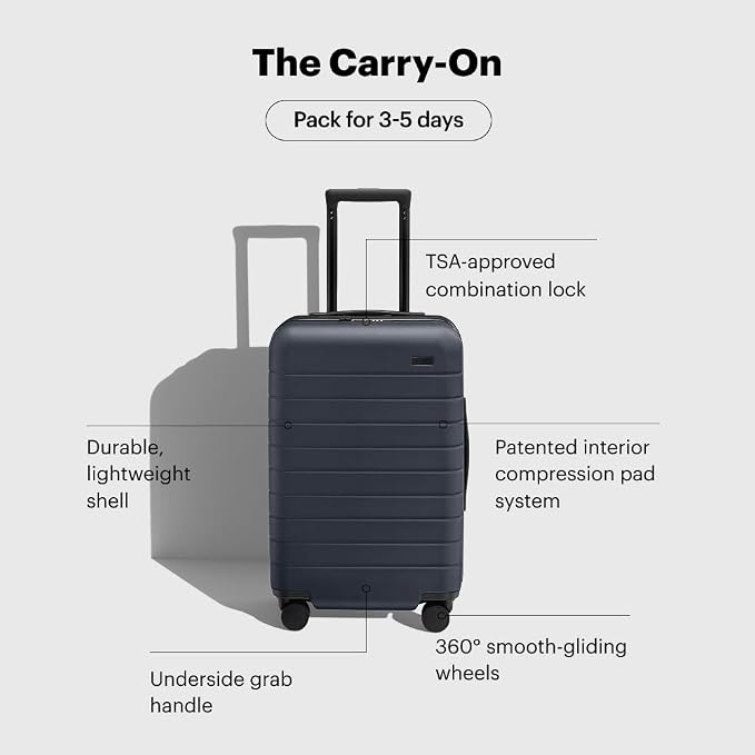 Away Carry-On Luggage, Lightweight Hardside Suitcase - Image 3