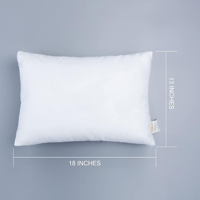 NTBAY 2 Pack Cotton Down Alternative 13x18 Pillows, Machine Washable - Image 5