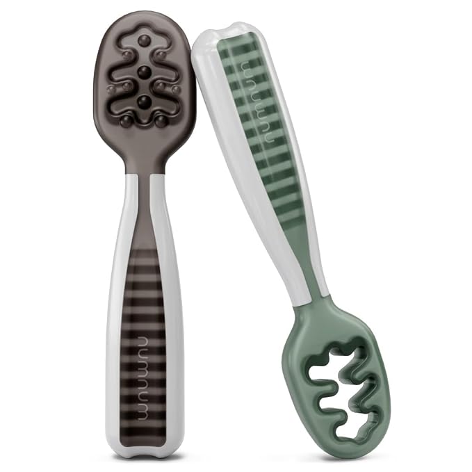 NumNum Baby Spoons Set, Baby Essentials Pre-Spoon GOOtensils by NumNum