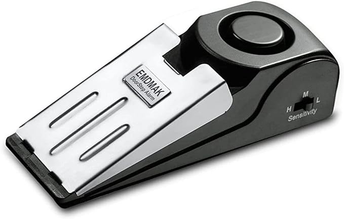 EMDMAK Door Stop Alarm with 120DB Siren Door Stop by EMDMAK%C2%AE