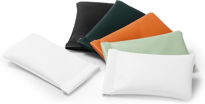 PU Leather Jewelry Travel Pouch Bag Leather Sunglasses Pouch Christmas - Image 3