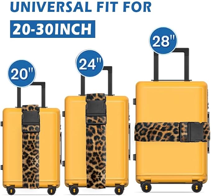 Luggage Straps for Suitcases Travel Belt Accessories, Cute Suitcase Strap - Image 3