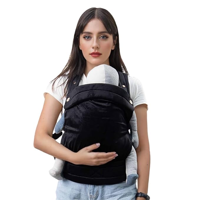 Baby Carrier for Newborn to Toddler, Cozy Baby Wrap Carrier 7-35 lbs, Ergonomic - Image 2