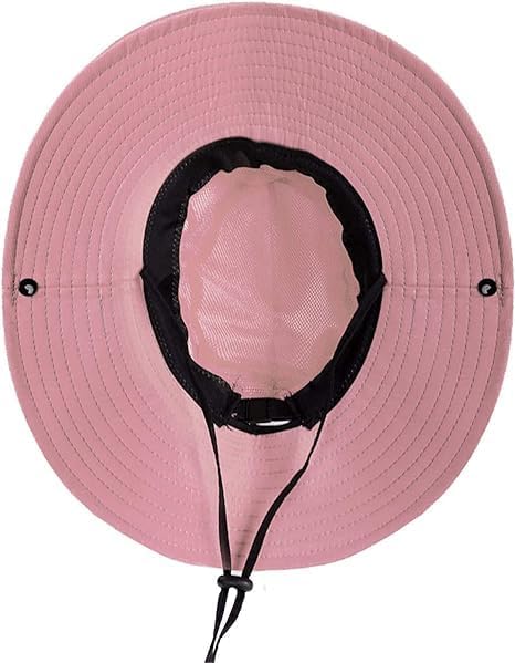 ZOORON Women's Ponytail Safari Sun Hat, Wide Brim UV Protection Outdoor Bucket - Image 3