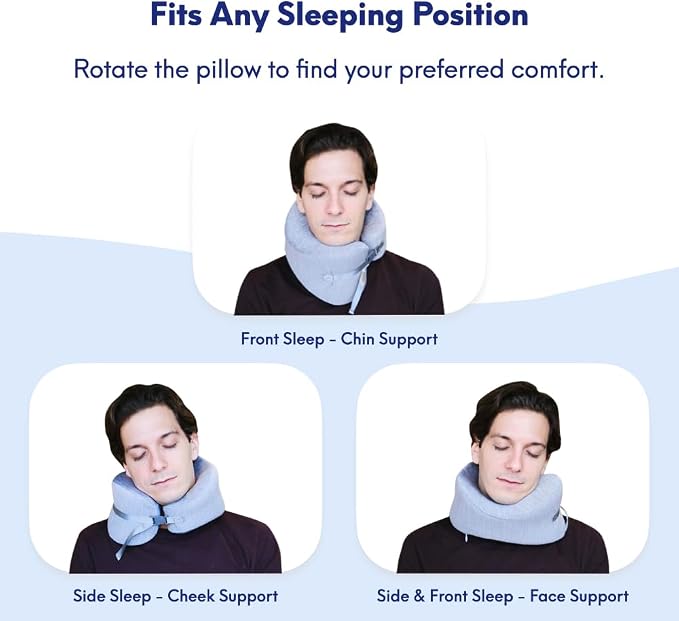 C CUSHION LAB Travel Pillow, Award-Winning Patented Ergonomic Design - Image 5