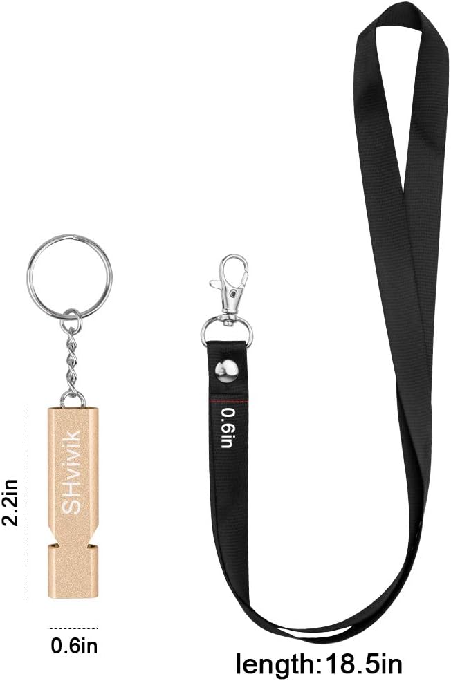 Emergency Whistle, High Pitch Double Tubes - Image 3