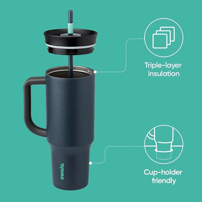 Owala Stainless Steel Triple Layer Insulated Travel Tumbler - Image 2