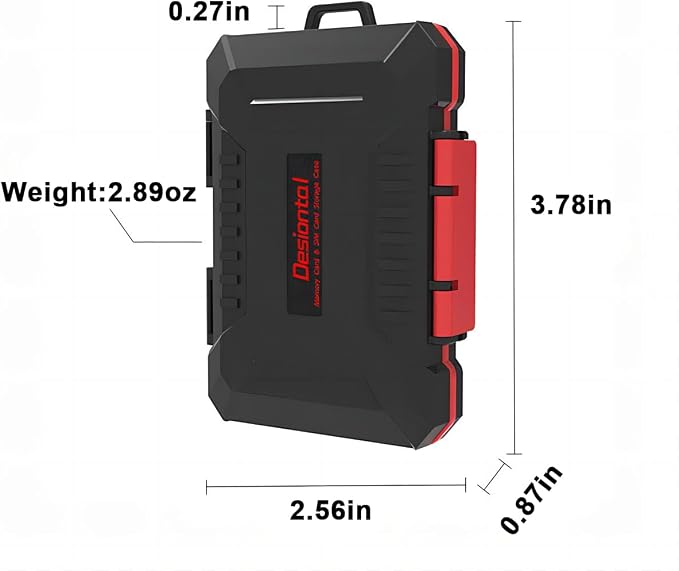 28 Slots Memory Card Case, for 4 SD and 12 TF Cards, Photography Accessories - Image 7