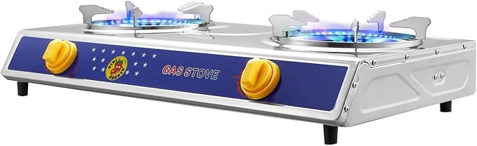 Vivicreate 2 Burner Propane Gas Stove Outdoor Cooking Portable Double Burner - Image 8