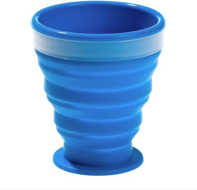 Collapsible Silicone Cup for Camping and Backpacking by AlpineMountainGear