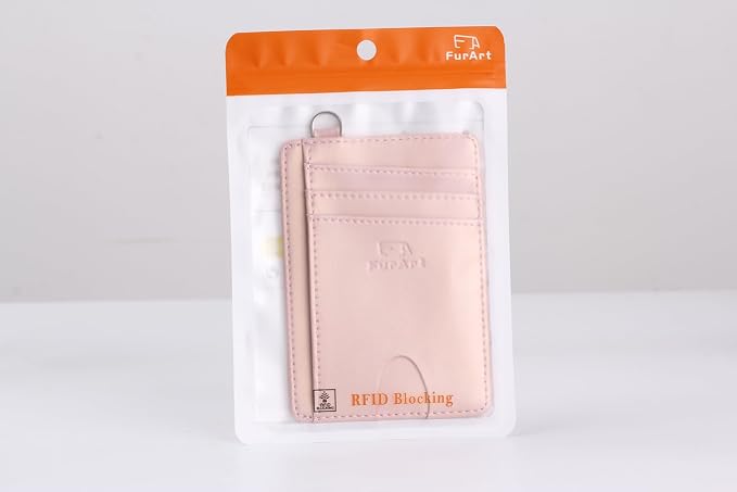 FurArt Slim Minimalist Wallet, Front Pocket Wallets, RFID Blocking, Credit Card - Image 8