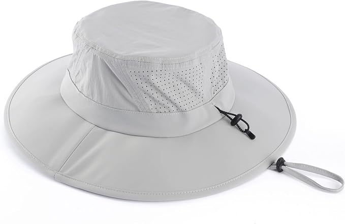 Home Prefer UPF 50+ Sun Hats for Men Women Foldable Wide Brim Fishing Hat Quick - Image 3