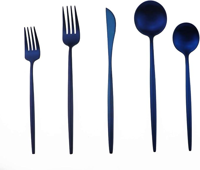 Gugrida 20-Piece 18/10 Stainless Steel Flatware Silverware, Luxury Dinnerware - Image 4
