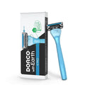DORCO with Earth Razor with Pace 4 Pro Cartridges • Handle Made from Post by Dorco