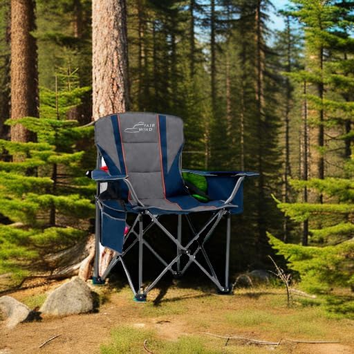 FAIR WIND Oversized Fully Padded Camping Chair - Image 5