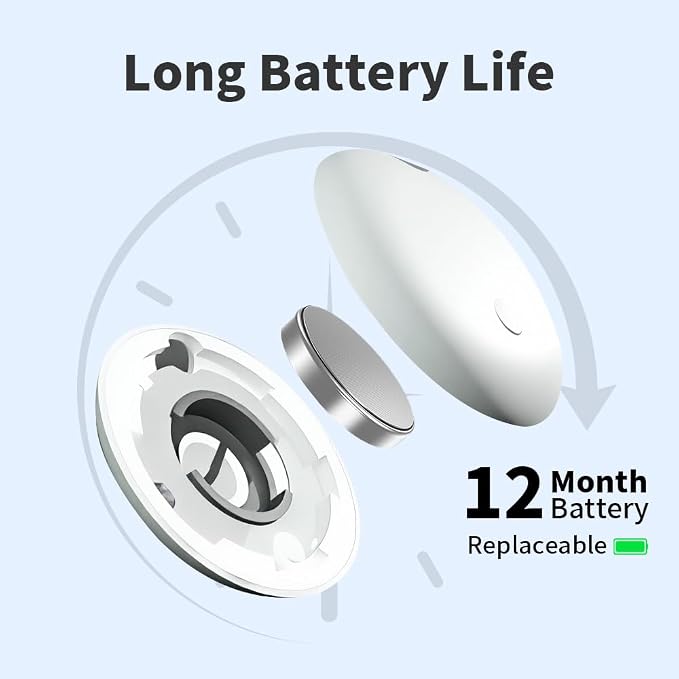 Smart Tag Tracker Works with Apple Find My, IP65 Waterproof and Replaceable - Image 4