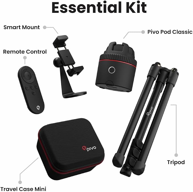 Pivo Pod Classic Auto Face Tracking Phone Holder, 360° Rotation, Content - Image 6