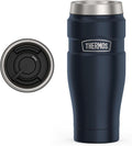 THERMOS Stainless King Vacuum-Insulated Travel Tumbler, 16 Ounce, Midnight Blue by Thermos