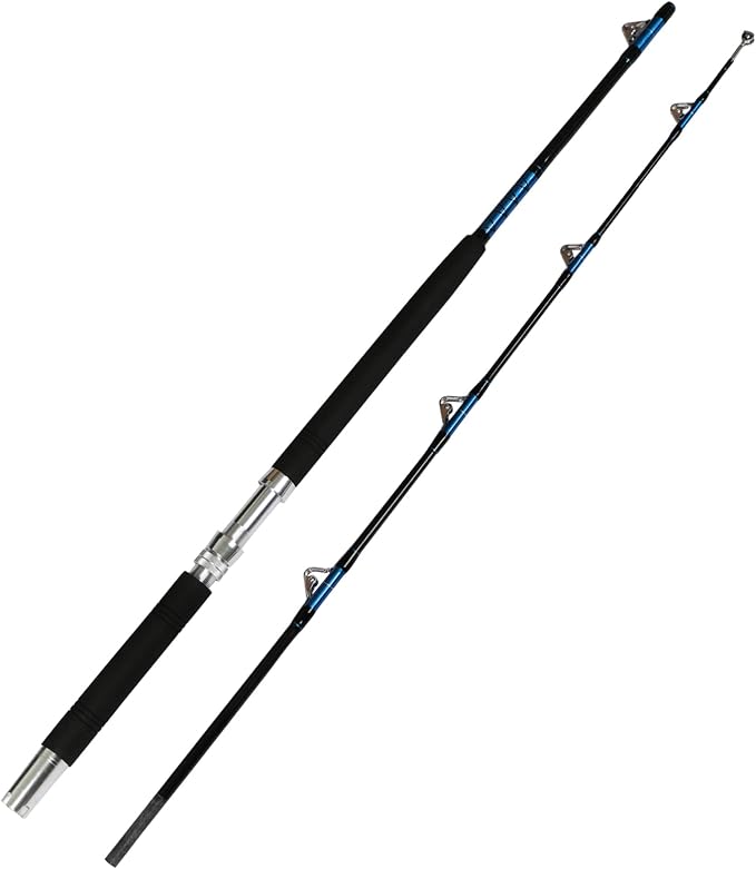 Fiblink Saltwater Offshore Heavy Trolling Fishing Rod Big Game Conventional - Image 2