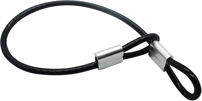 5 Pcs 5mm Wire 36 inch Vinyl Coated Stainless Steel Cable by Floyutin