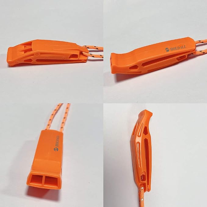 Emergency Safety Whistle with Lanyard, Loud Pea-Less Survival Whistles - Image 4