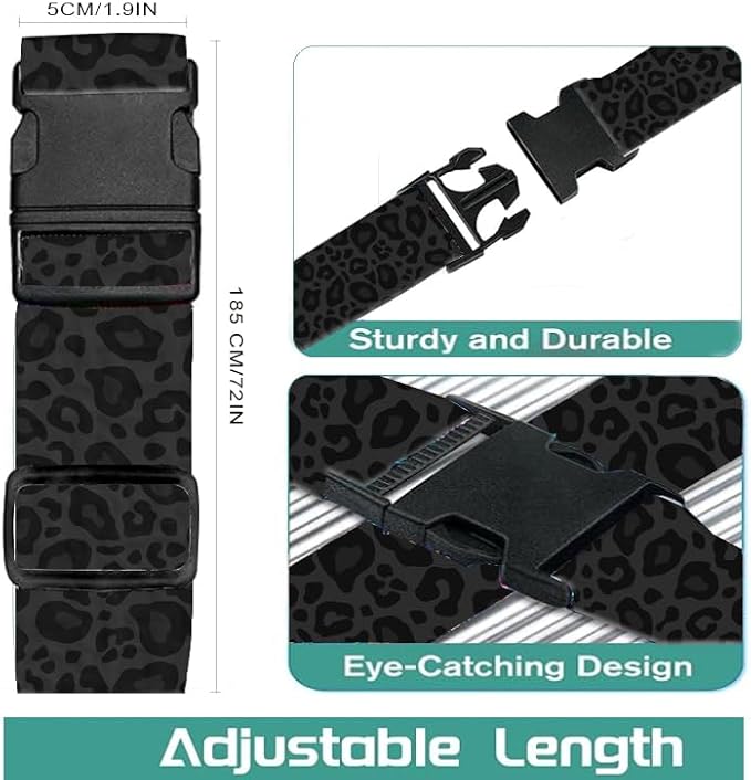 Luggage Straps for Suitcases Travel Belt Accessories, Cute Suitcase Strap - Image 5