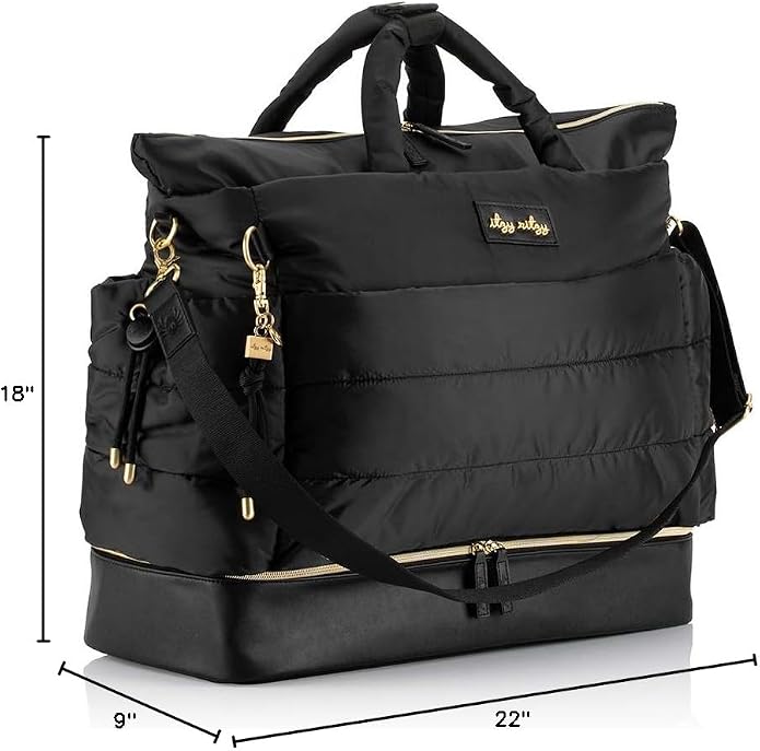 Itzy Ritzy Dream Weekender Travel Bag – Lightweight Overnight Bag - Image 15