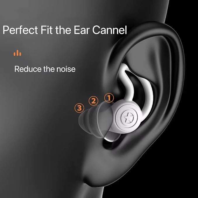 3 in 1 Ear Plugs for Noise Reduction, Ear Plugs for Sleeping Noise Cancelling - Image 3