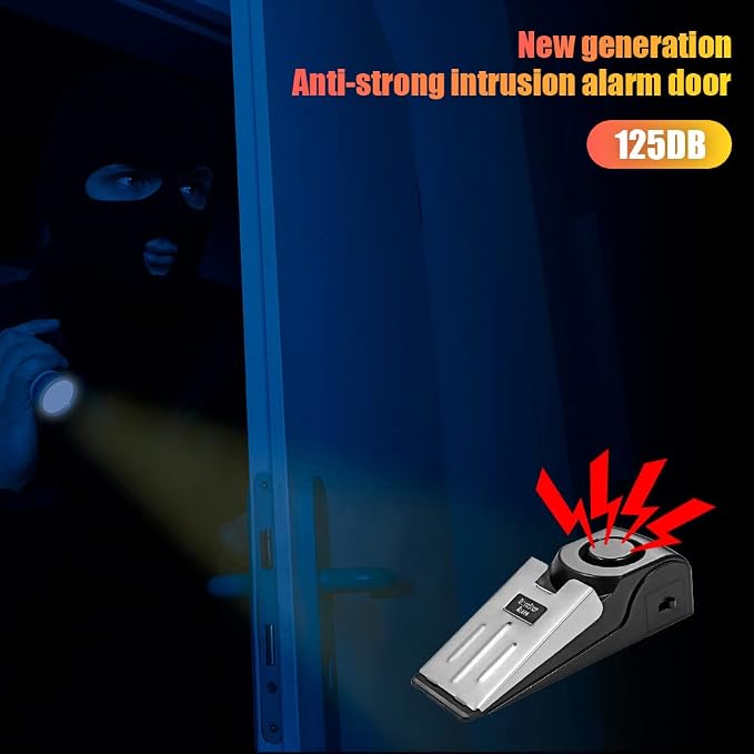 TOWODE Door Stop Alarm with 120DB Siren Door Stop - Image 3