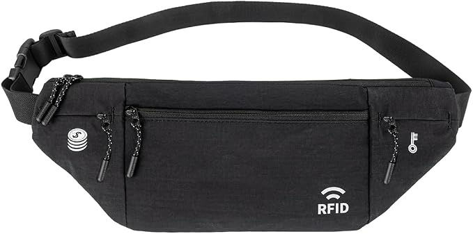 Travel Money Belt for Men and Women hidden slim passport holder - Image 9