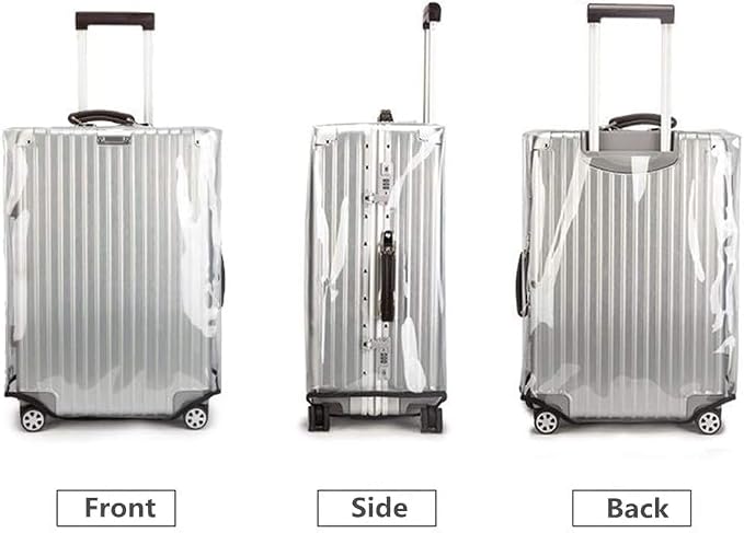 0.4mm Thick Transparent PVC Luggage Protector Cover Set, Waterproof TSA - Image 7