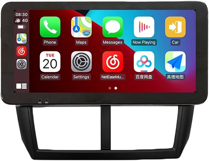 Kunfine CarPlay Android Auto Navigation Stereo GPS Radio Reverse Camera Display - Image 3