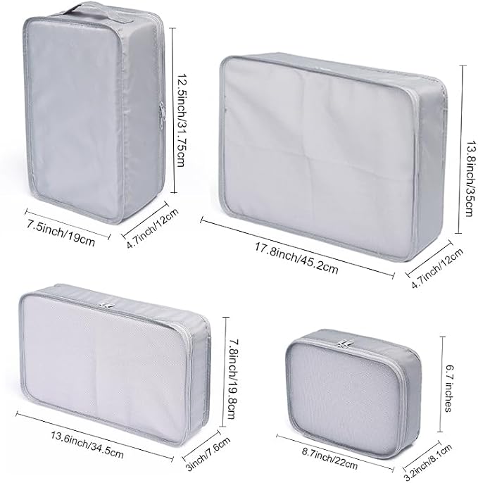 JJ POWER Travel Packing Cubes, Luggage Organizers - Image 2