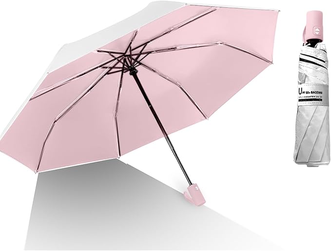 BAODINI Small UV Protection Travel Umbrella Compact by BAODINI