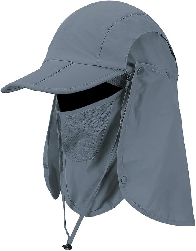 Foldable Sun Cap, Fishing Hats, UPF 50+ Protection Caps by Cristgee
