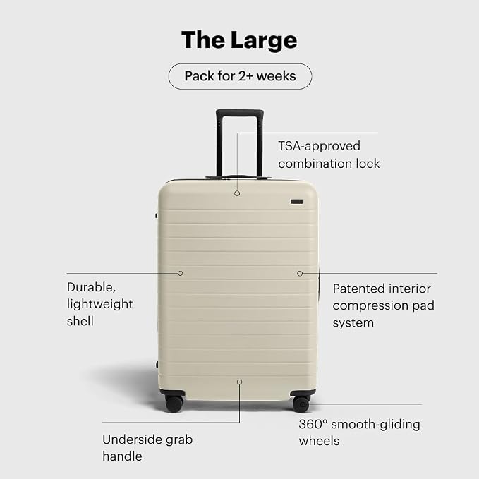 Away Large Checked Luggage, 29 Inch Hardside Suitcase - Image 3
