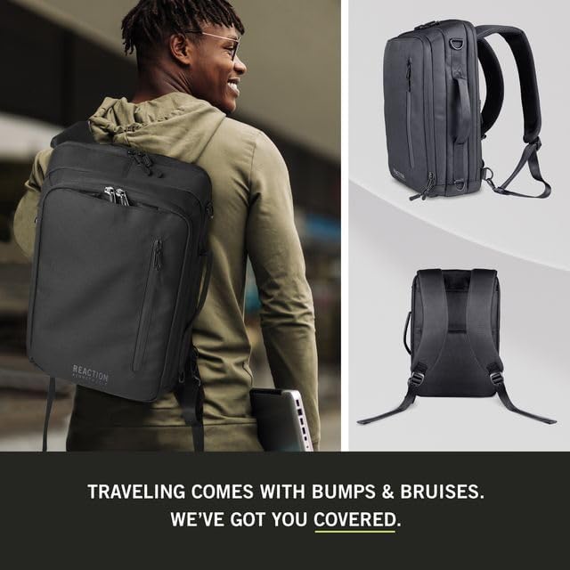 Kenneth Cole REACTION Abrasion-Resistant Parker Laptop Backpack - Image 3