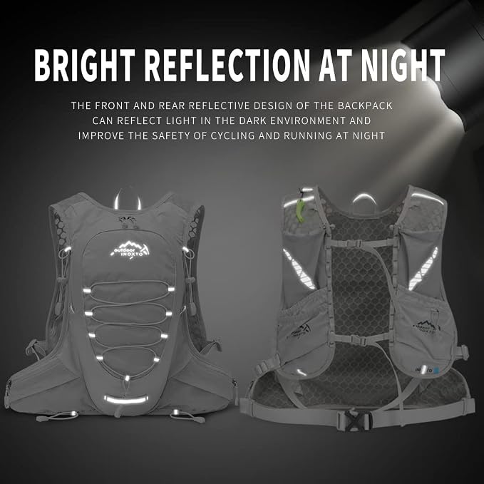 Running Hydration Vest for Men Women Water Backpack for Running 3L Running - Image 5