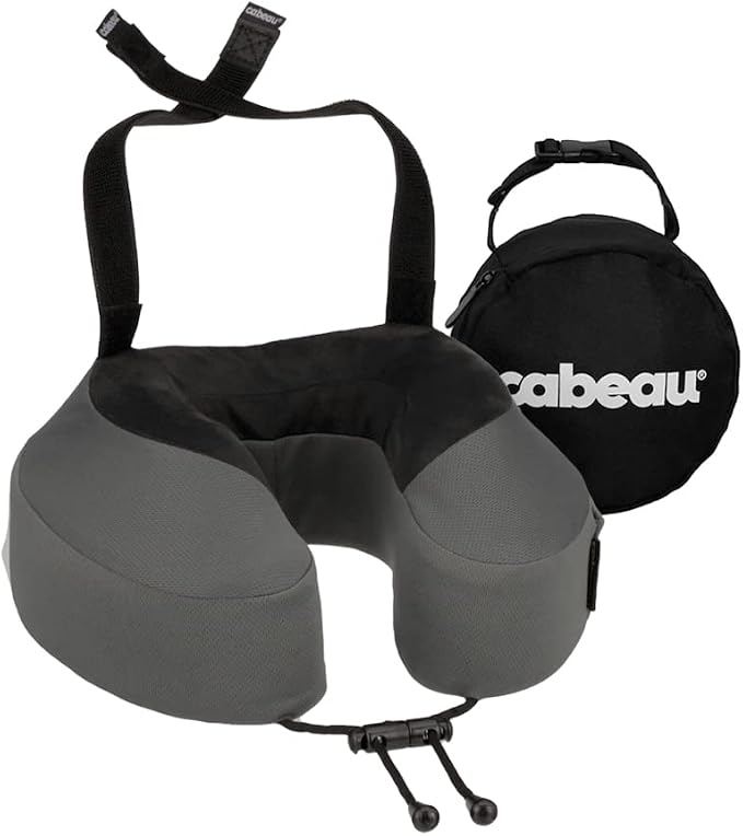 Cabeau Airplane Travel Pillow for Long Flights by Cabeau