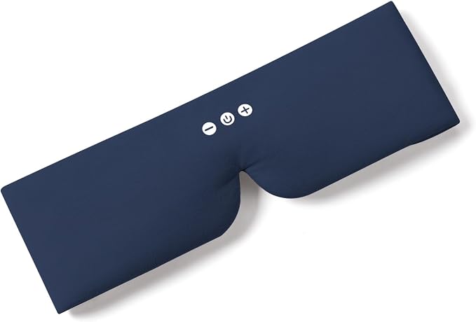 ALASKA BEAR Sleep Headphone Eye Mask w/Thin Speakers, Comfortable Flat Earphones by ALASKABEAR