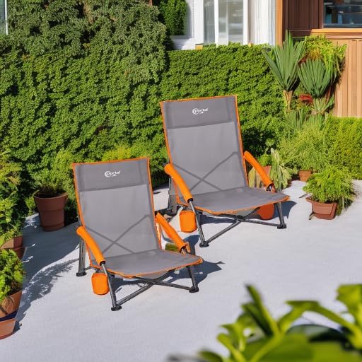 PORTAL Beach Chairs for Adults Camping Low Lightweight Portable Chair - Image 6