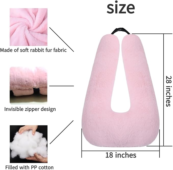 Travel Pillow Cushion for The Back Seat of Car Car Pillow for Kids A Sleeping - Image 3