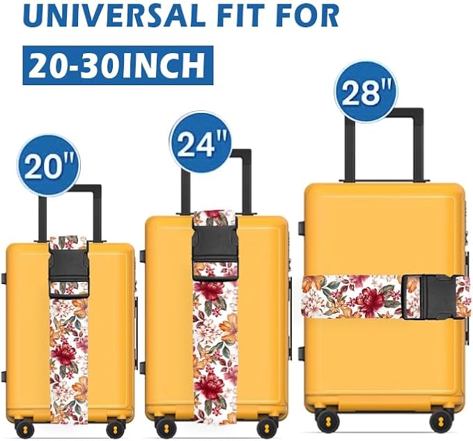 Luggage Straps for Suitcases Travel Belt Accessories, Cute Suitcase Strap - Image 2