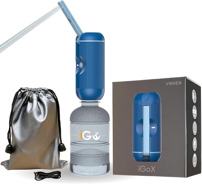 VIKKEN® 250ml iGo X Portable Travel Bidet USB-Type C Rechargeable Electric by VIKKEN