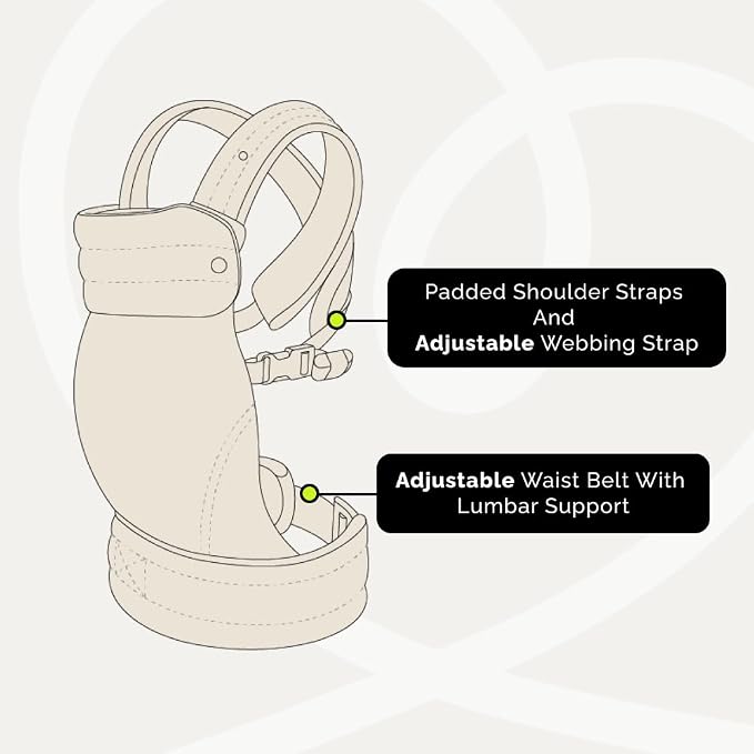 NEST BLANCHE Baby Carrier – Soft Cotton Linen Blend - Image 5