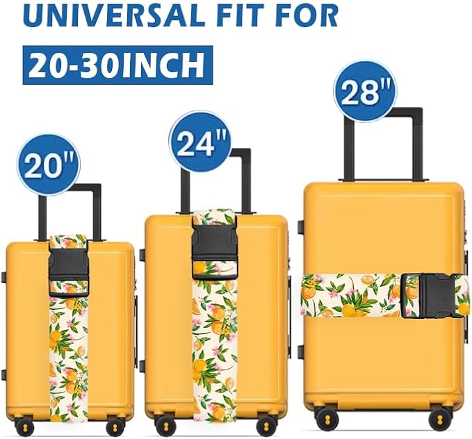 Luggage Straps for Suitcases Travel Belt Accessories, Cute Suitcase Strap - Image 2