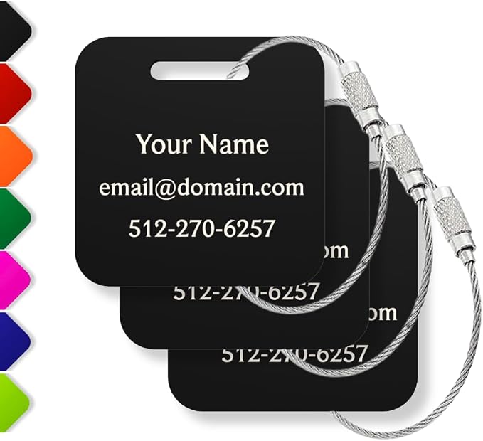 Custom Luggage Tags by Legit3D